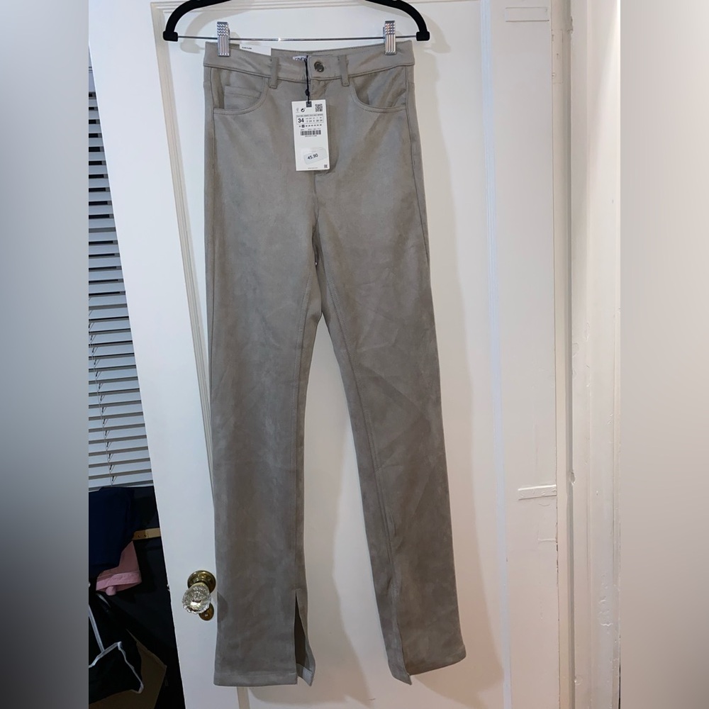 Zara gray Straight Leg Jeans